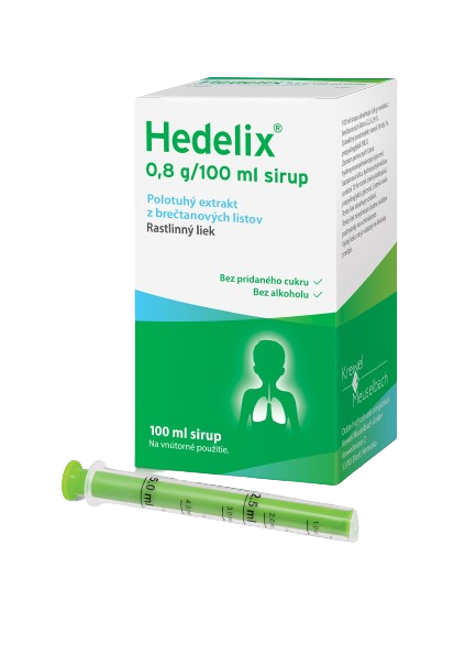 Hedelix® Sirup proti kašľu – pre dojčatá od 0 rokov